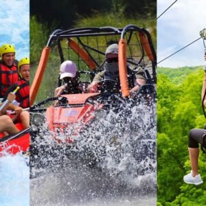 Rafting + Buggy Safari + Zipline 3'ü 1 Arada Macera Paketi, Antalya